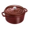 Staub Gietijzeren Braadpan 24 Cm / 3,8 L, Rond, Grenadine Rood