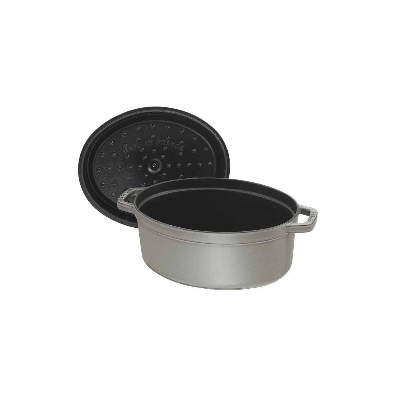 Staub Gietijzeren Braadpan 33 Cm / 6,75 L, Ovaal, Grafietgrijs - Afbeelding 4