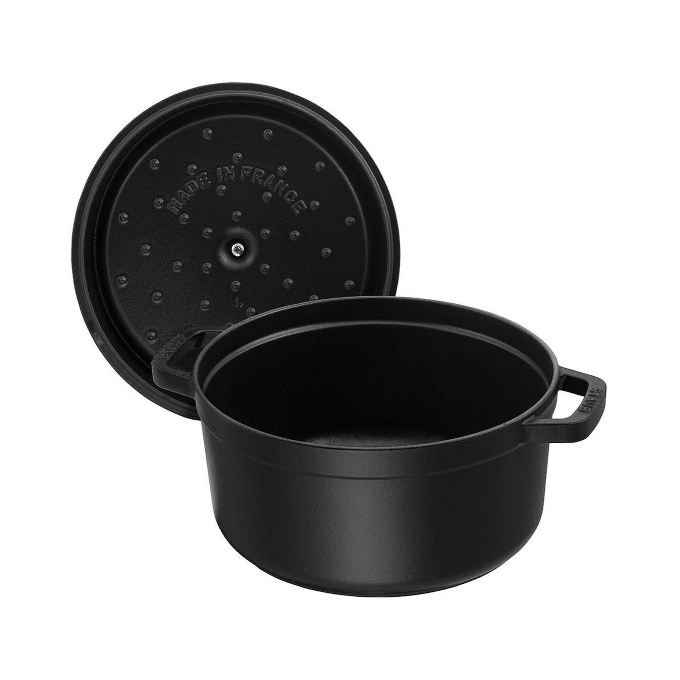 Staub Gietijzeren Braadpan 20 Cm / 2,2 L, Rond, Zwart - Afbeelding 2