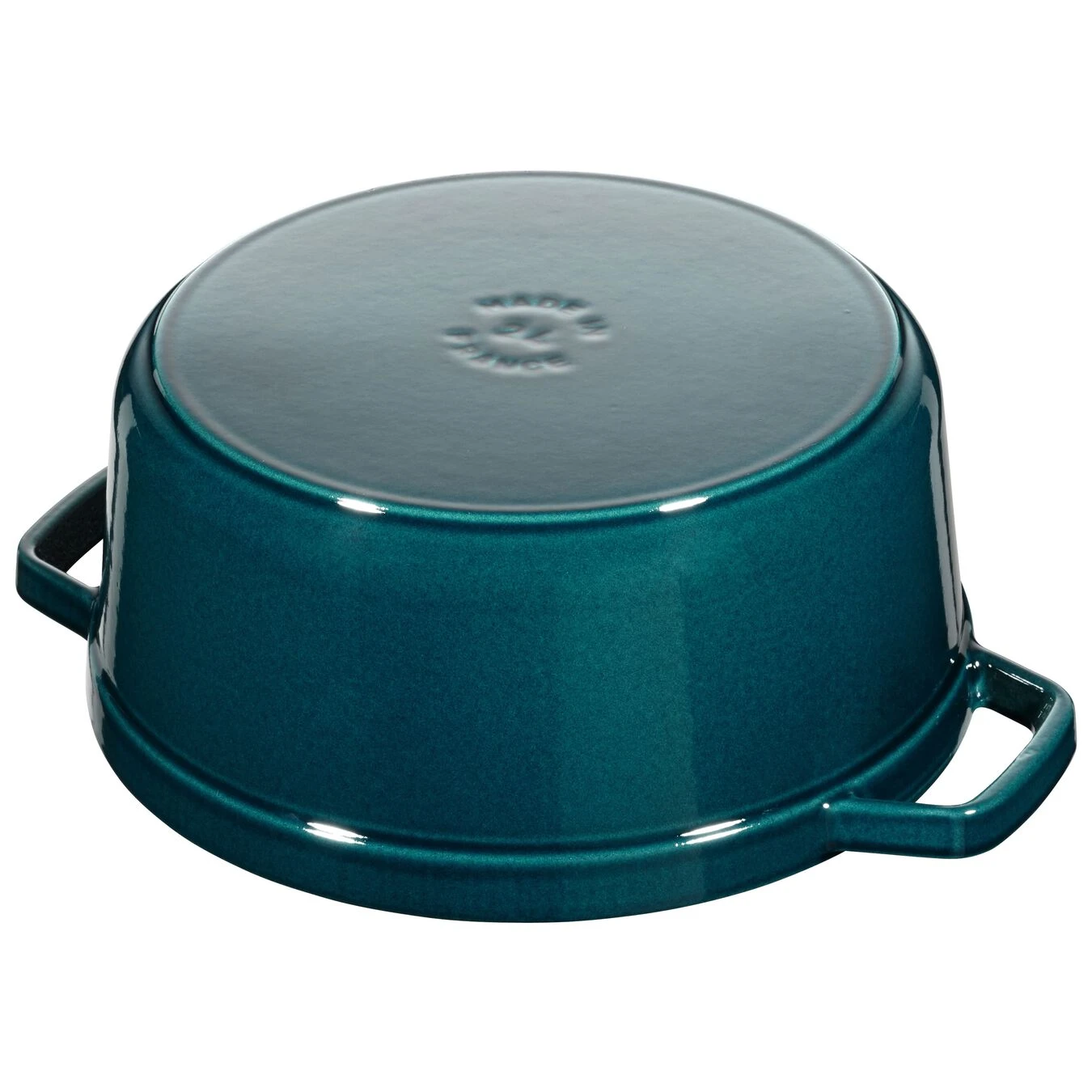 Staub Gietijzeren Braadpan 24 Cm / 3,8 L, Rond, La-mer - Afbeelding 3
