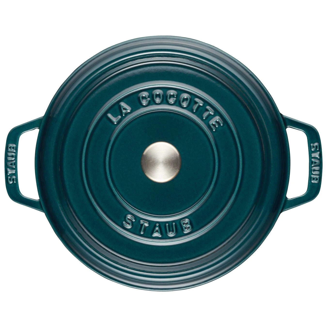 Staub Gietijzeren Braadpan 24 Cm / 3,8 L, Rond, La-mer - Afbeelding 5