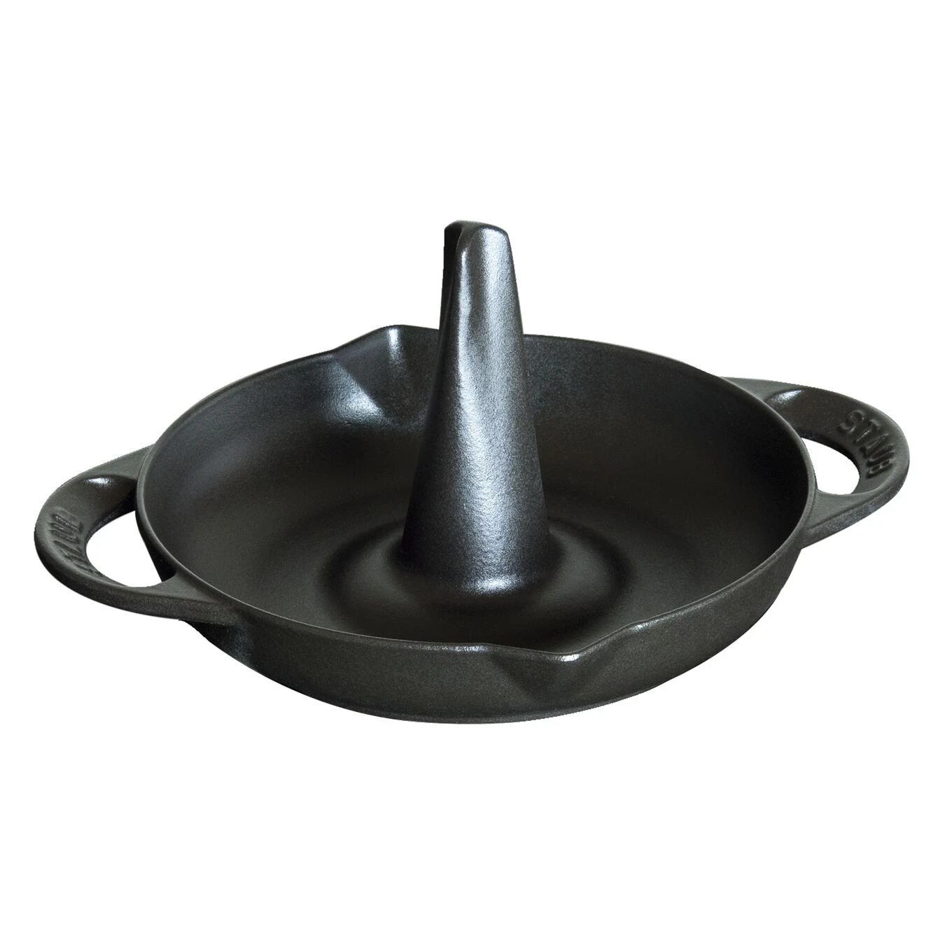 Staub Kippenbrader 24 Cm, Zwart - Afbeelding 2