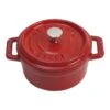 Staub Mini Braadpan 10 Cm / 250 Ml, Rond, Kersenrood