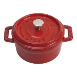 Staub Mini Braadpan 10 Cm / 250 Ml, Rond, Kersenrood