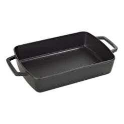 Staub Ovenschaal 30 Cm, Rechthoekig, Zwart