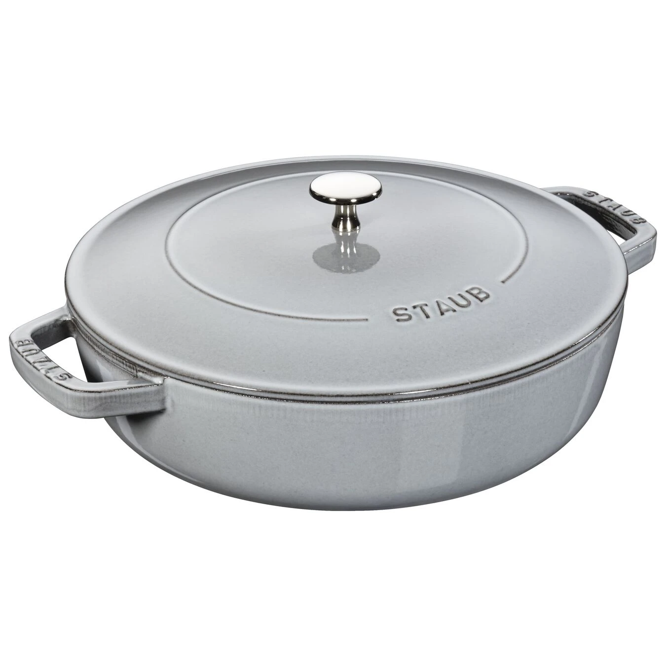 Staub Sauteerpan Chistera 28 Cm / 3,7 L, Grafietgrijs
