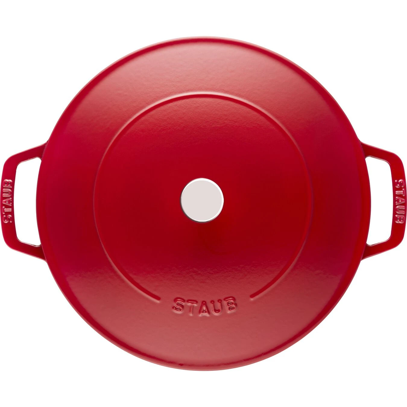 Staub Sauteerpan Chistera 28 Cm / 3,7 L, Kersenrood - Afbeelding 2
