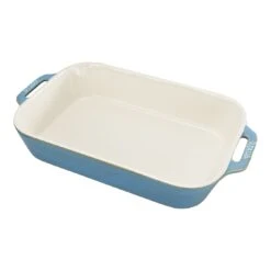Staub Ovenschaal 34 Cm, Rechthoekig, Antiek Turquoise