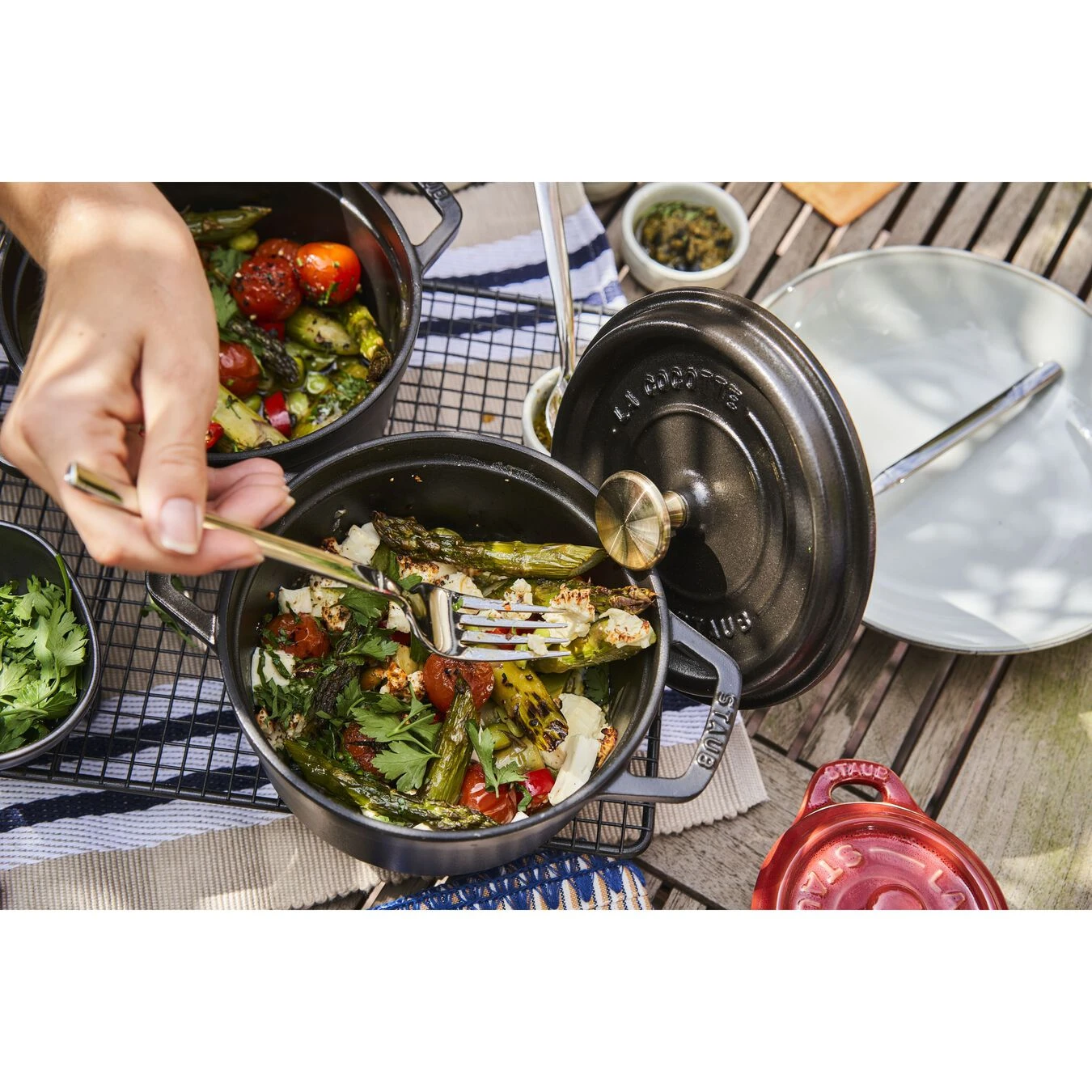 Staub Gietijzeren Braadpan 16 Cm / 1,25 L, Rond, Zwart - Afbeelding 6