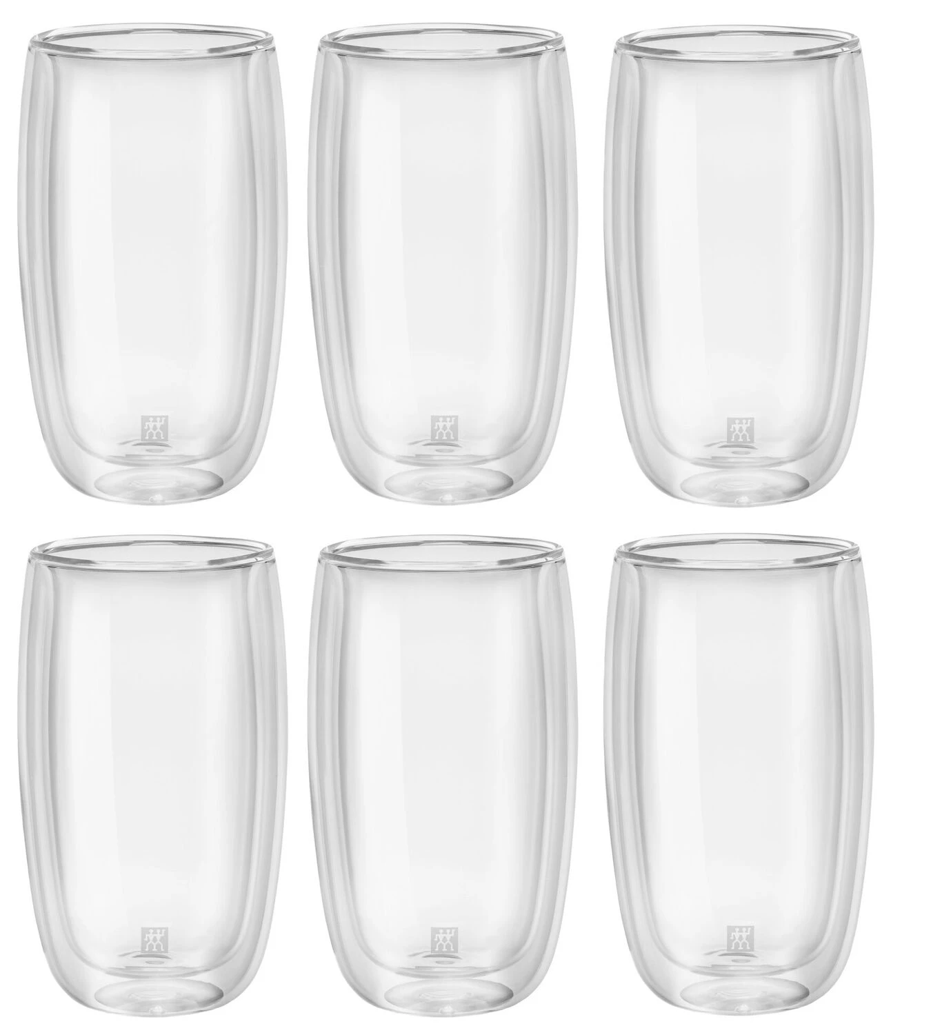 Zwilling DUBBELWANDIG LATTE MACCHIATO GLAZENSET, 6-DELIG